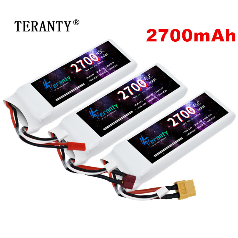 Drone Racing Battery - 1/3 pièces 2S 7.4V Lipo batterie