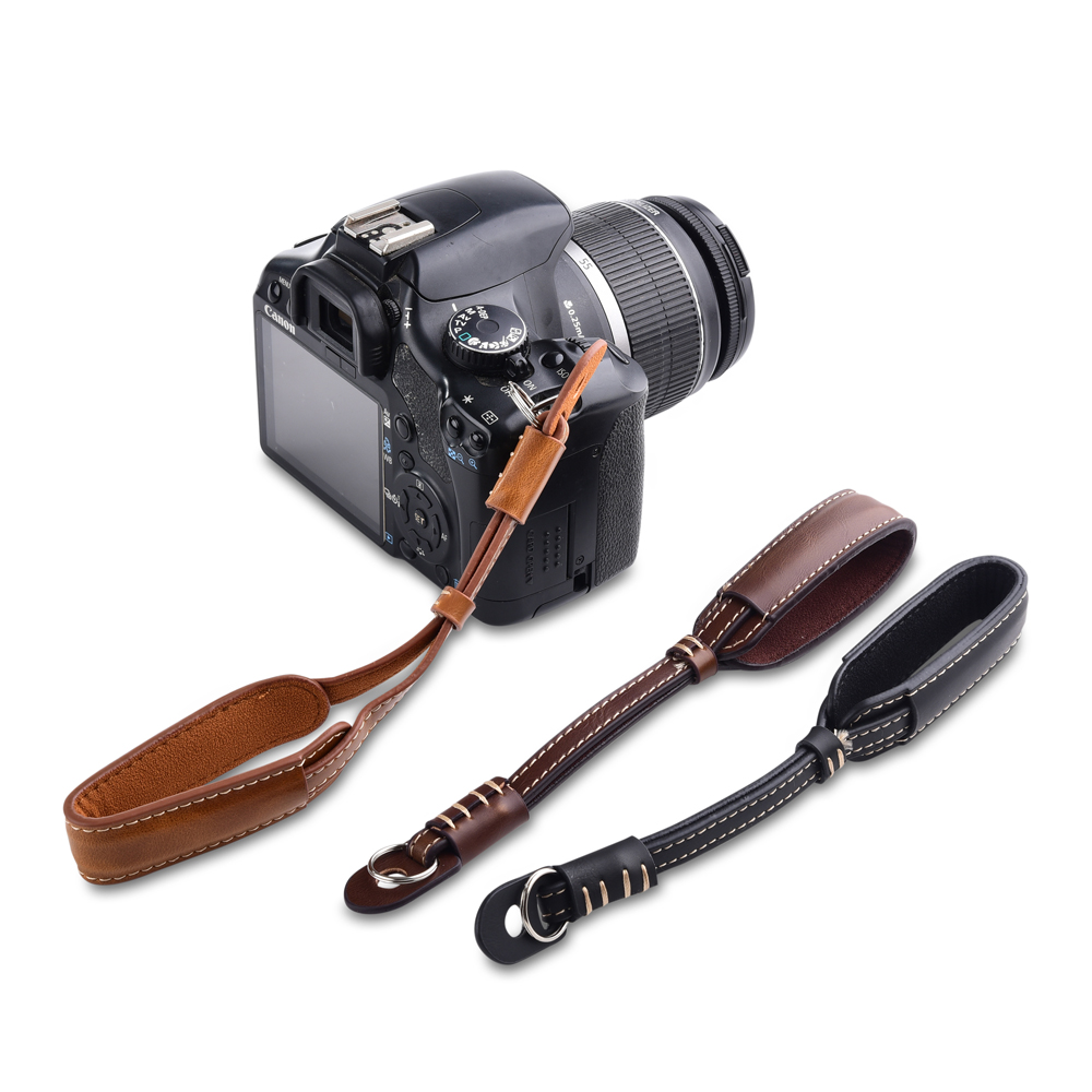 Canon Camera Eos R50 - Poignée en cuir pour appareil photo,