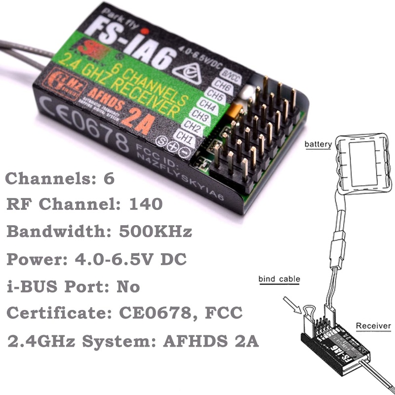 Flysky FS-IA6 récepteur 6CH do - Drone Racing Antenna avis et prix