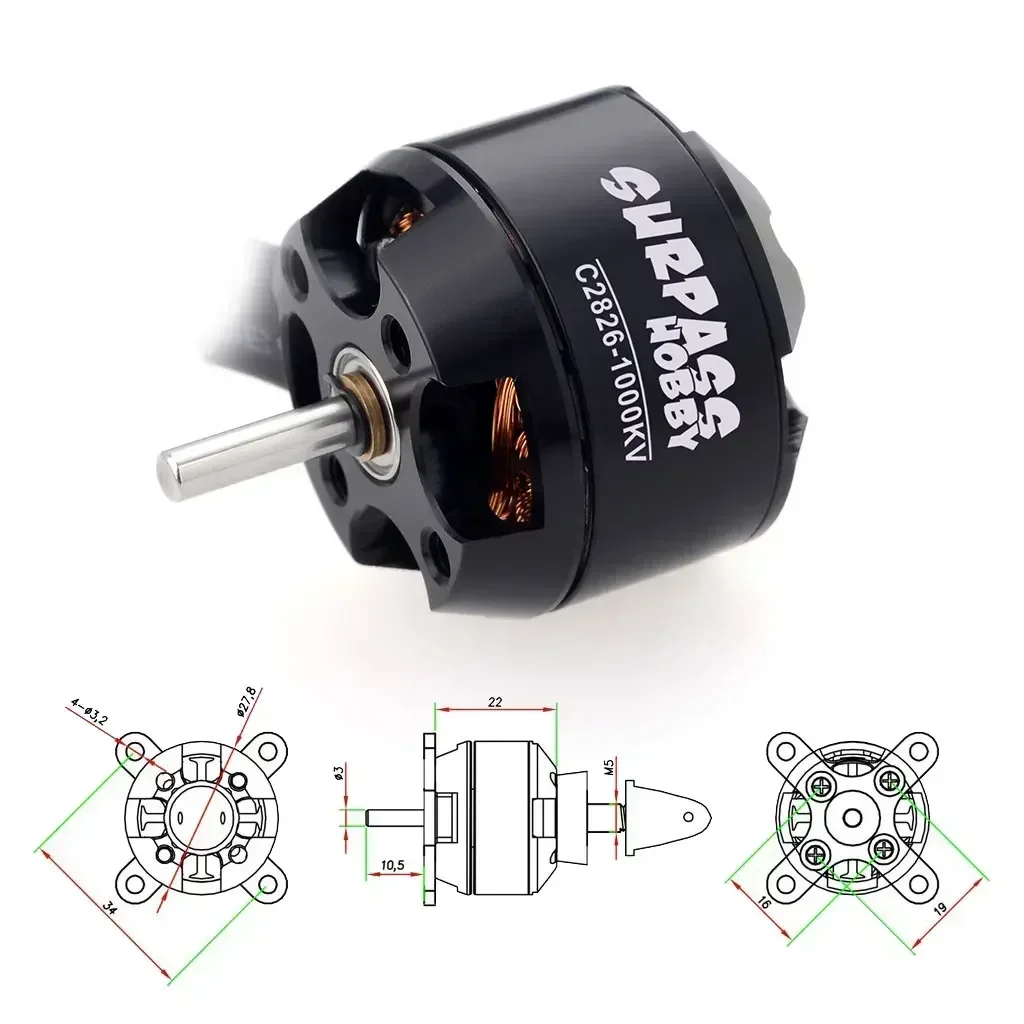 SURPASS HOBBY-Moteur sans bala - Drone Racing Esc avis et prix