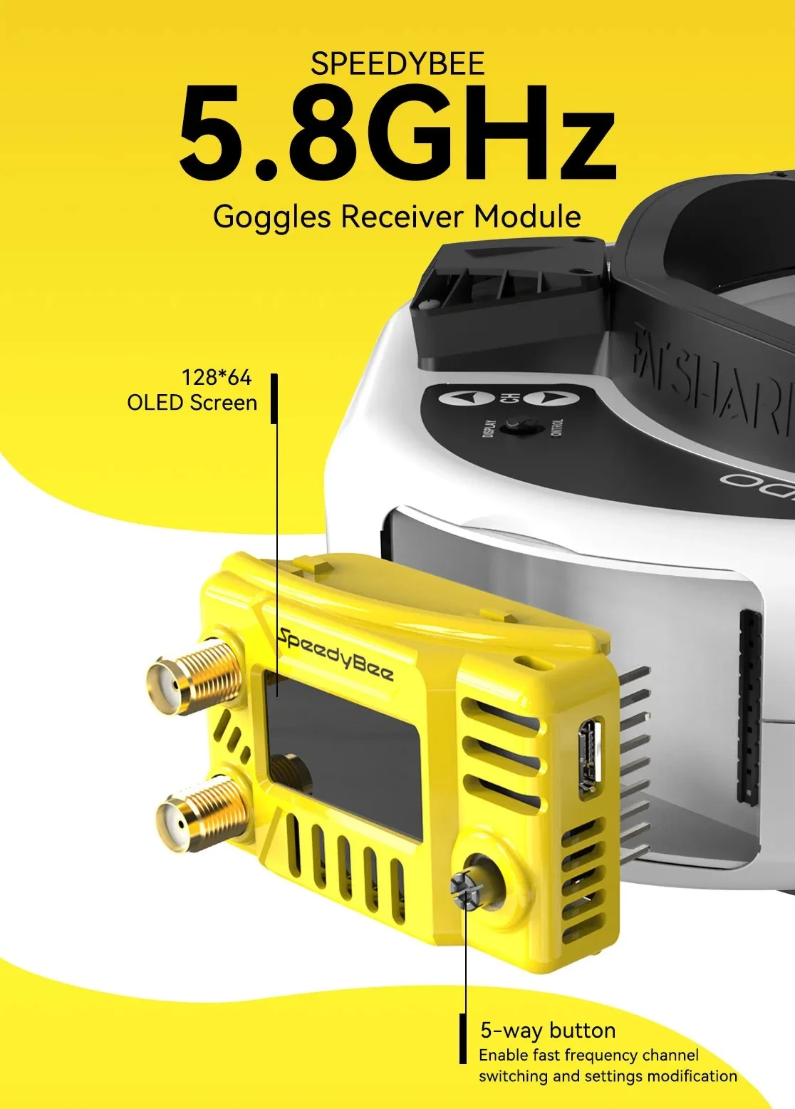 Module de lunettes FPV SpeedyB - Drone Racing Gate avis et prix