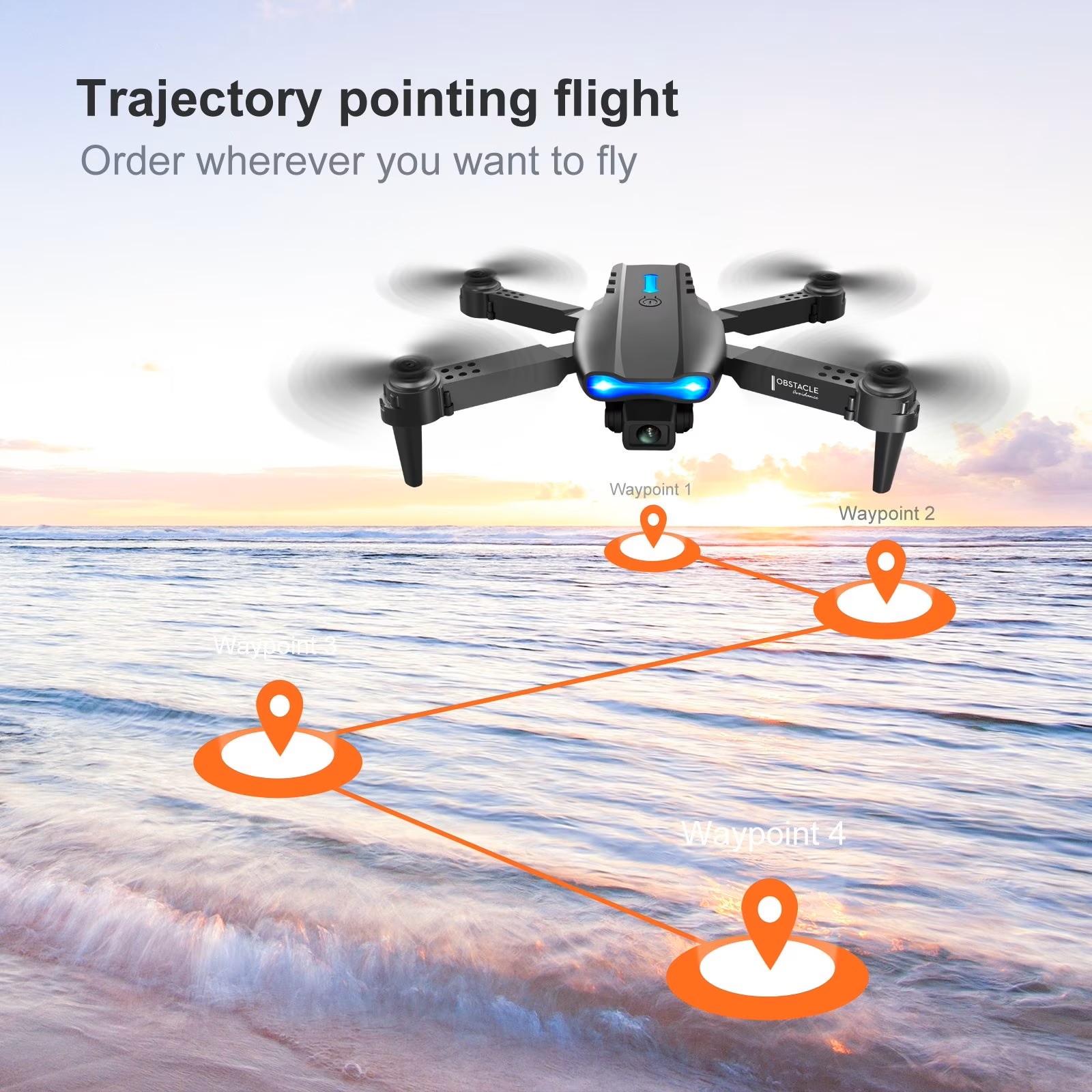 Le drone pliable E88PRO MAX 20 - Drone Racing Camera avis et prix
