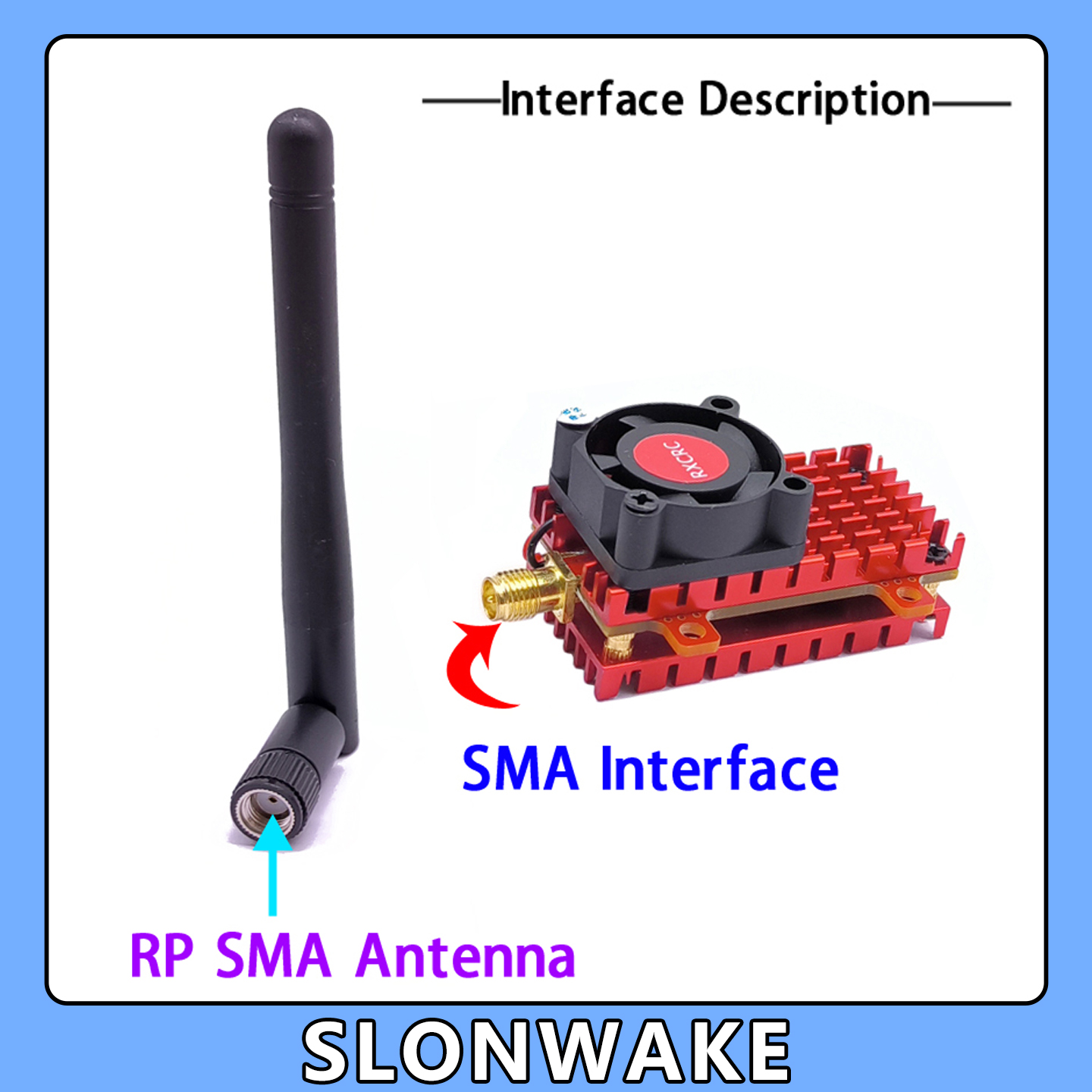 SLONWAKE 5.8G 2W VTX FPV 1800T - Drone Racing Camera avis et prix
