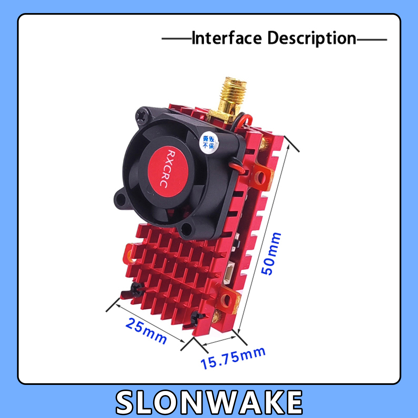 SLONWAKE 5.8G 2W VTX FPV 1800T - Drone Racing Camera avis et prix