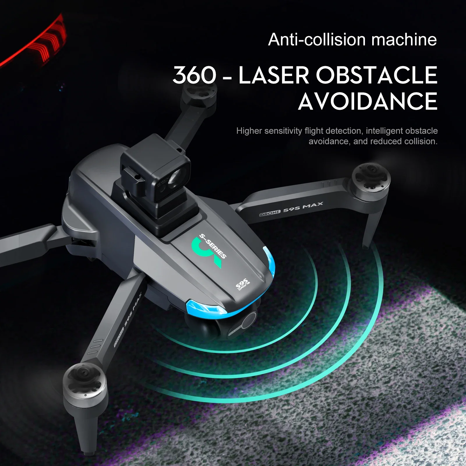 Nouveau S9S MAX MINI Drone 4K  - Drone Racing Camera avis et prix