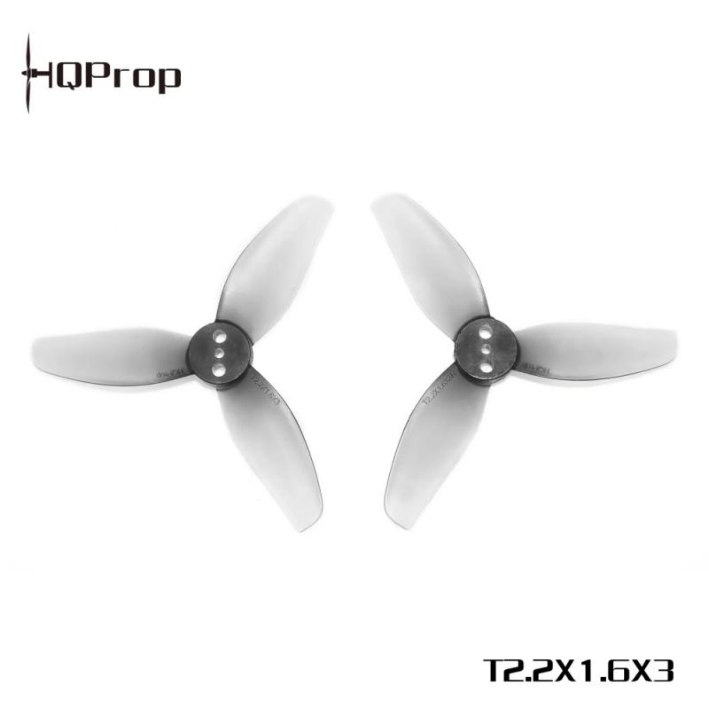 Hélice PC grise Hqprop T2.2x1. - Drone Racing Motor avis et prix