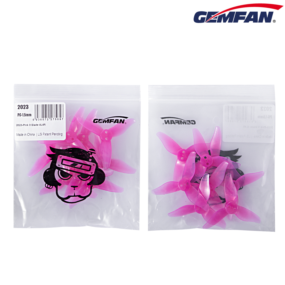 4 paires Gemfan Hurricane 2023 - Drone Racing Gate avis et prix