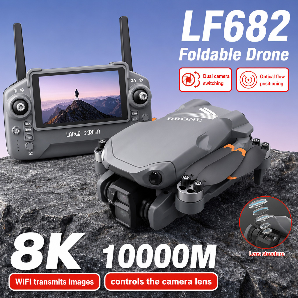 Drone photo aérien LF682 8K HD - Drone Racing Camera avis et prix