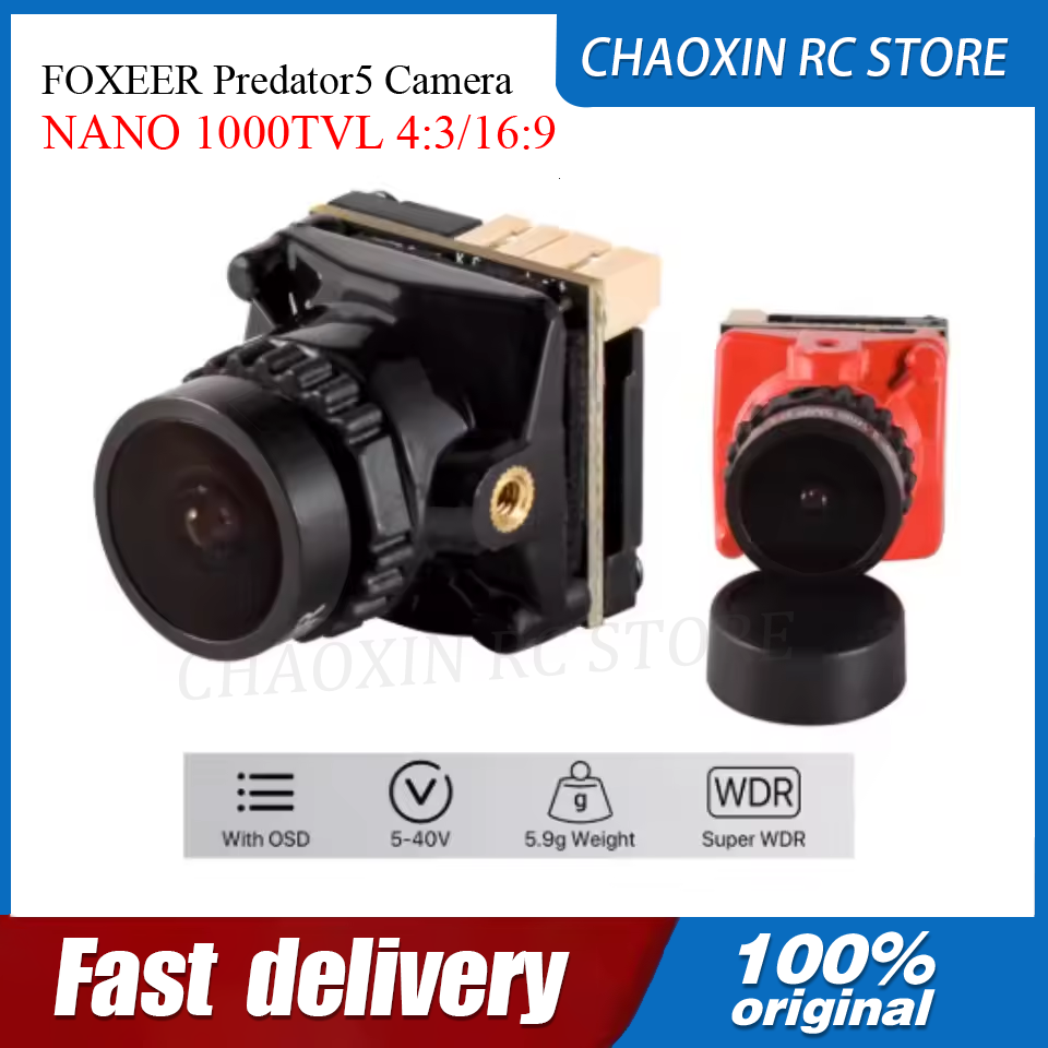 FOXEER Predator5 caméra NANO 1 - Drone Racing Battery avis et prix