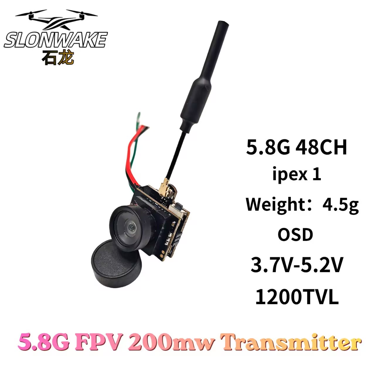 Caméra de transmission analogi - Drone Racing Camera avis et prix